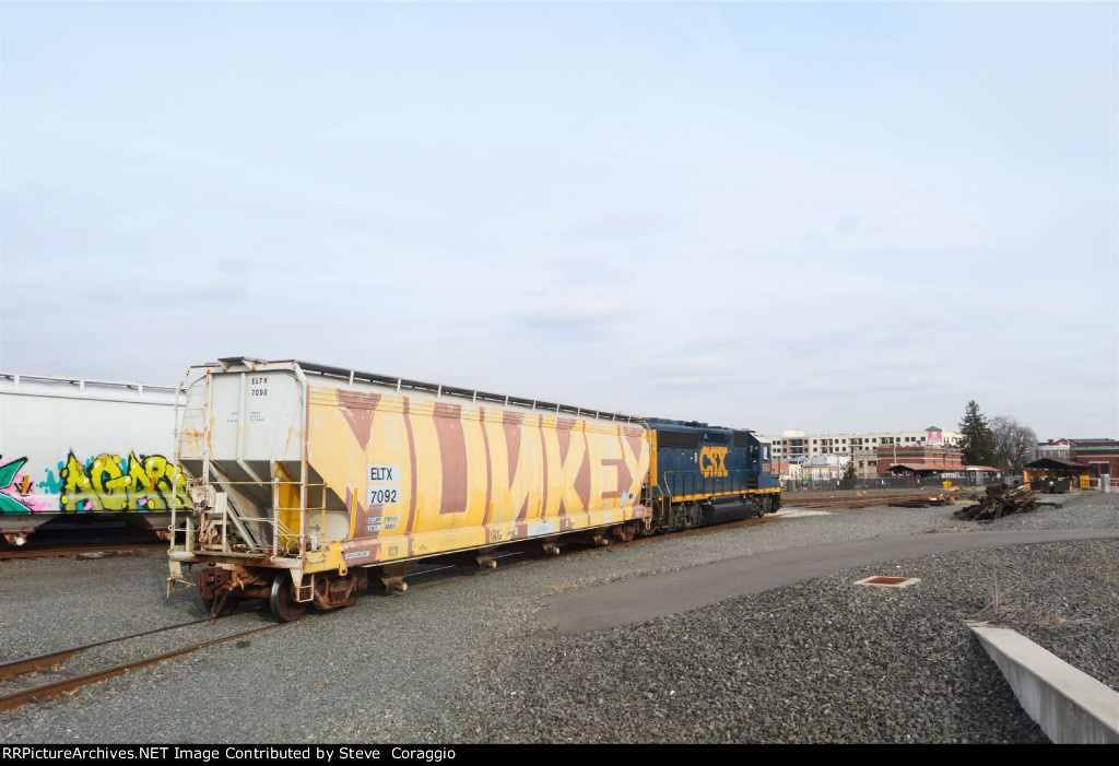 In Bound Brook Yard